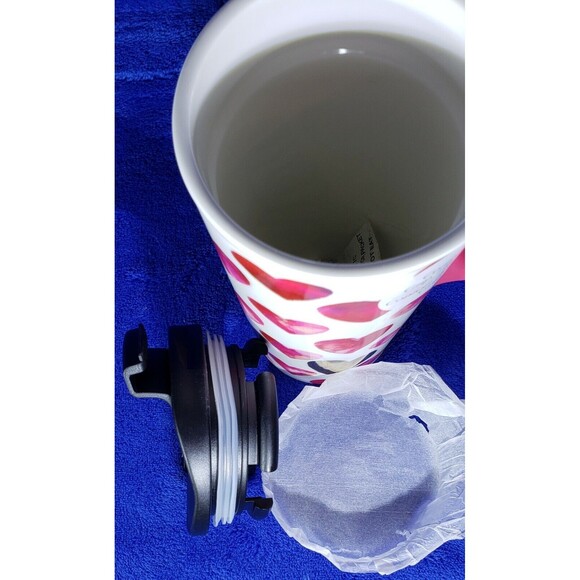 Cypress Refresh ~The Perfect Cup Ceramic Travel Mug 17oz Heartful Love - Picture 9 of 12